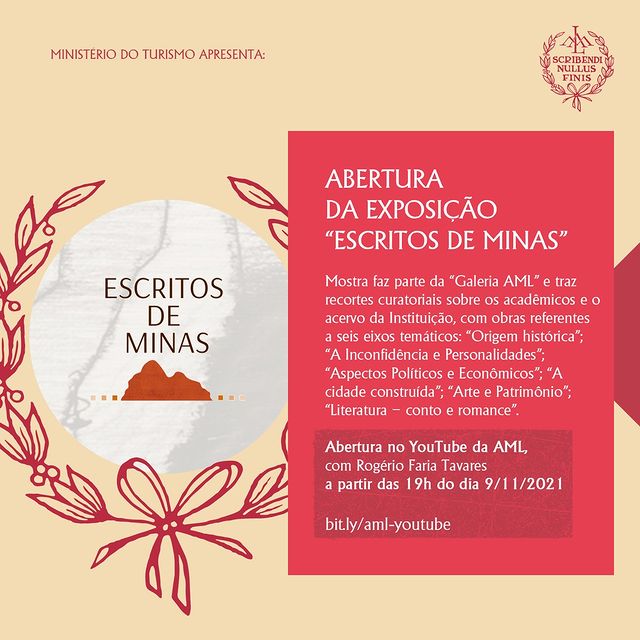 Exposição: "Escritos de Minas" - AML