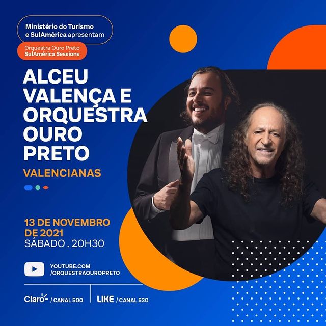 Orquestra Ouro Preto SulAmérica Sessions convida Alceu Valença