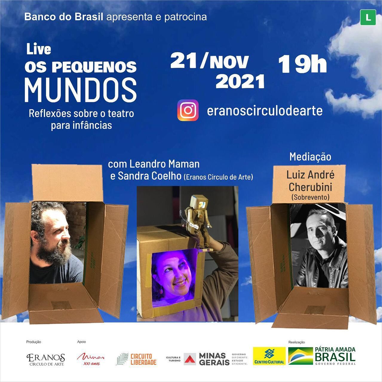 Live: “Os Pequenos Mundos – reflexões sobre o Teatro para a Infância” - CCBB