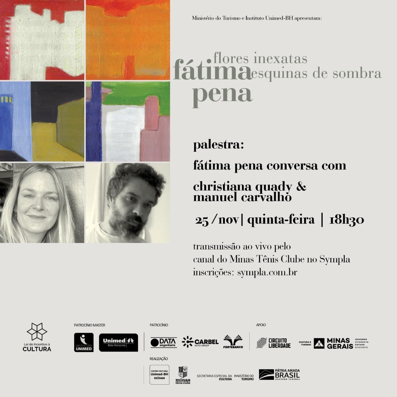 Palestra: “Flores Inexatas. Esquinas de sombra” - MTC Cultura