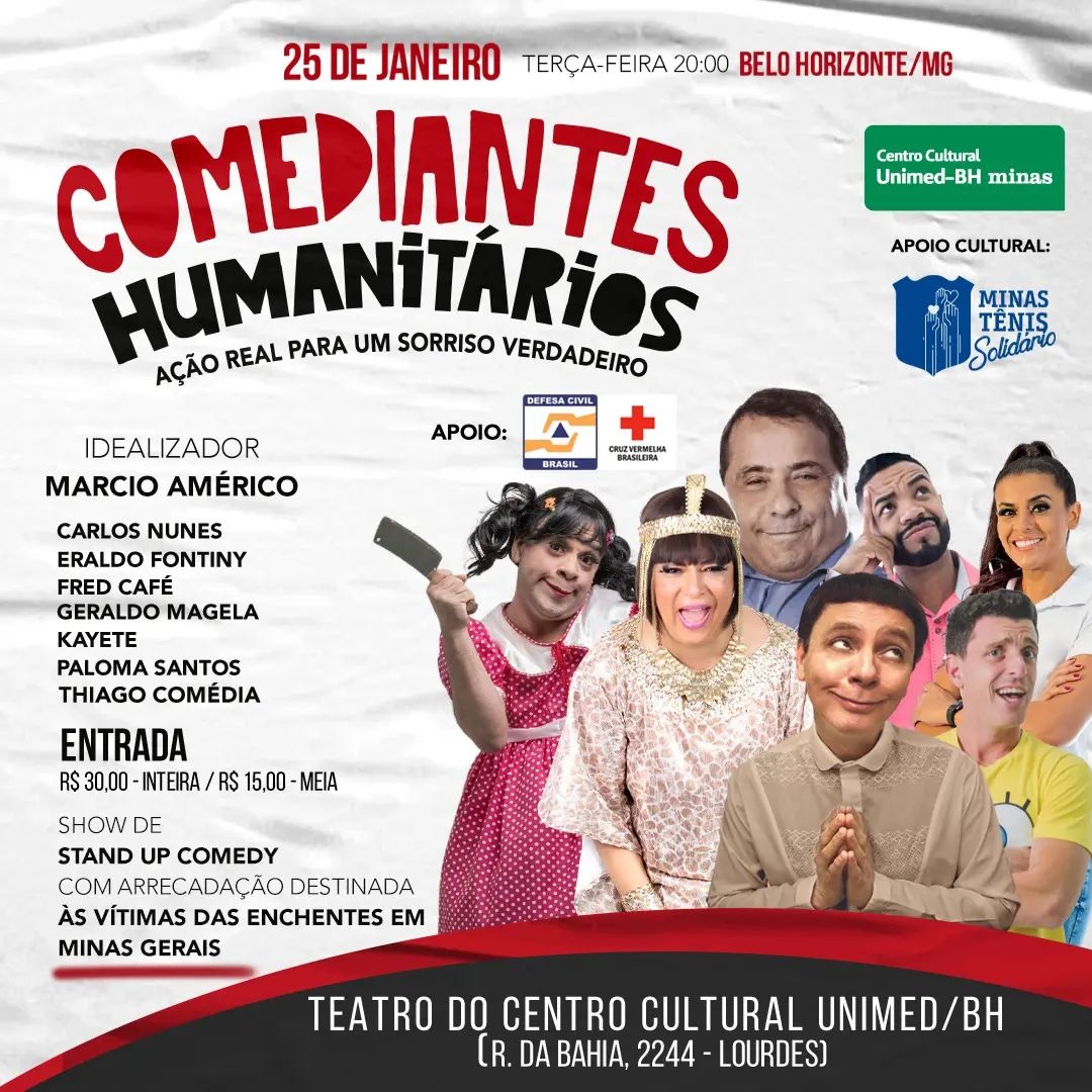 Show: Comediantes Humanitários