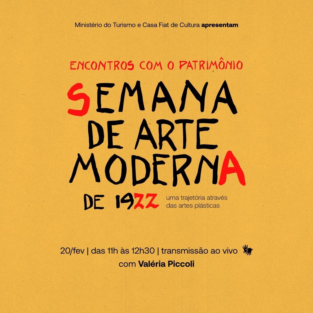 Encontros com o Patrimônio "Semana de Arte Moderna" - Casa Fiat de Cultura