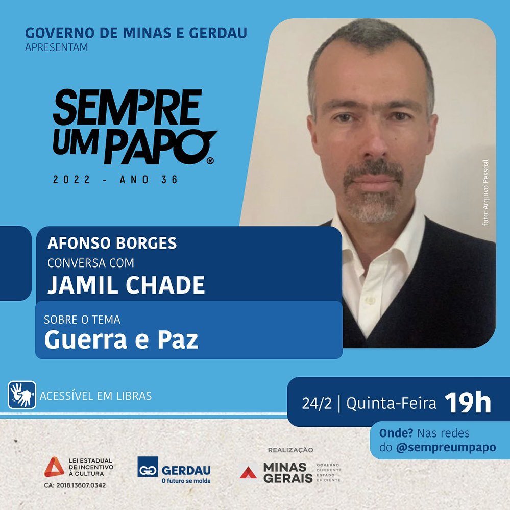 Sempre Um Papo recebe o jornalista Jamil Chade