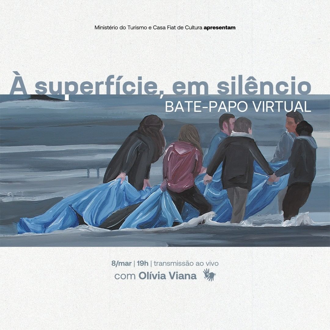 Bate-papo com artista | À superfície, em silêncio por Olívia Viana - Casa Fiat de Cultura