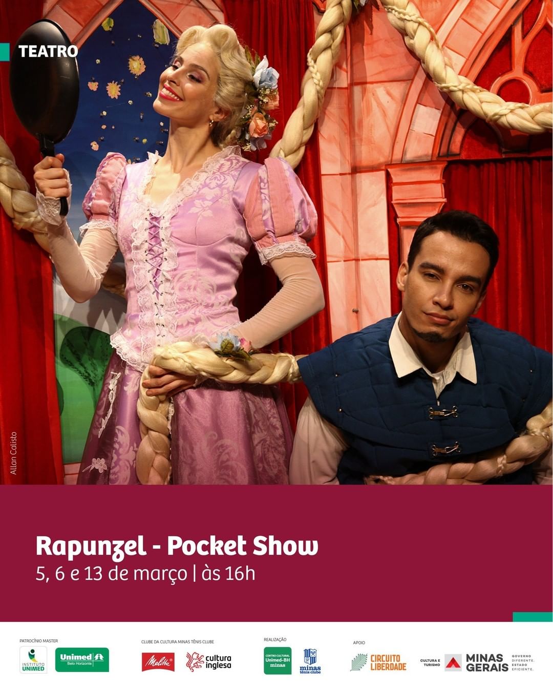 Pocket Show: Rapunzel - Centro Cultural Unimed-BH Minas