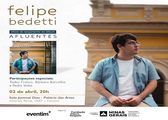 reprodução oficial Lançamento: “Afluentes” - Palácio das Artes