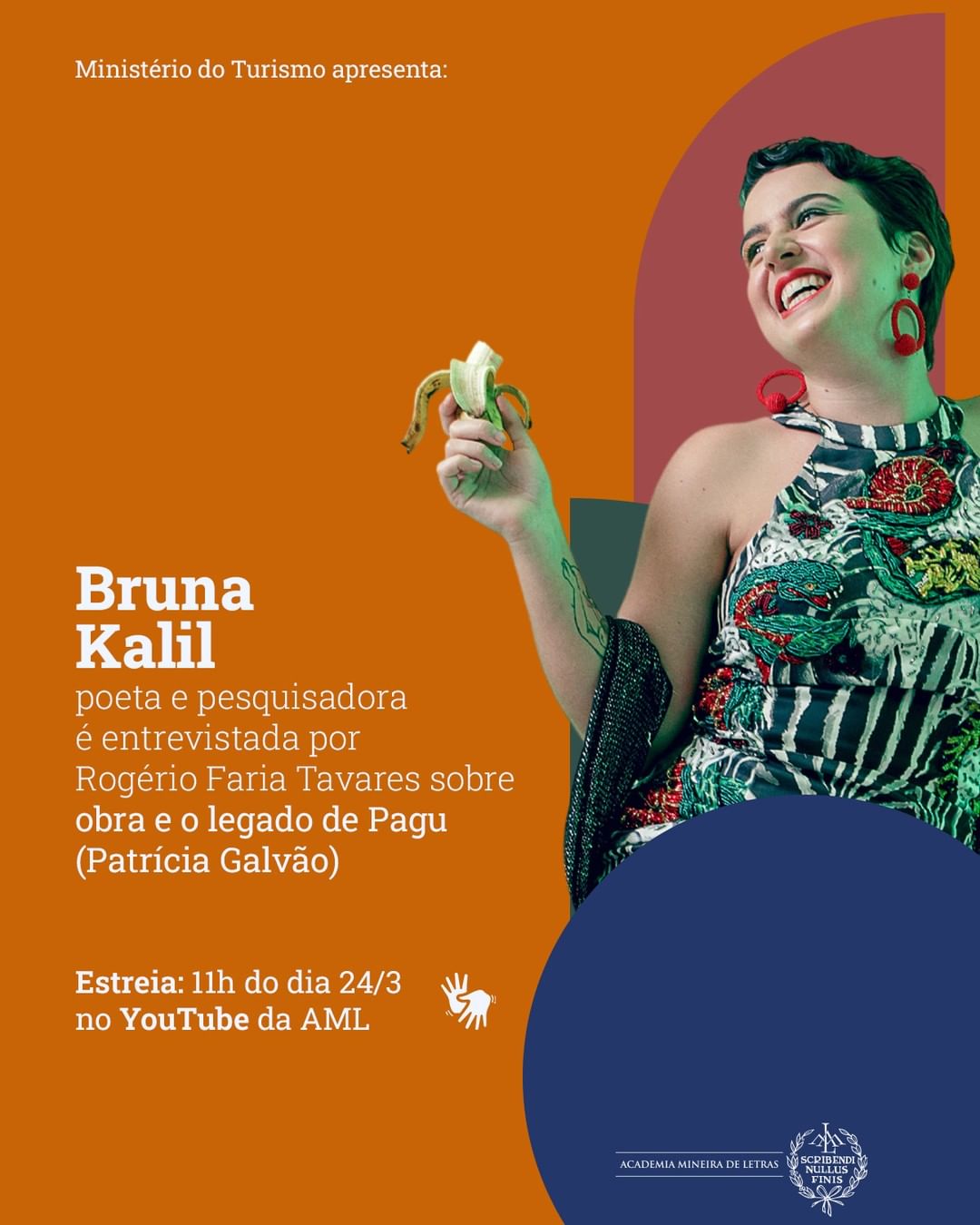 Palestra: "A obra e o legado de Pagu, com Bruna Kalil Othero - AML