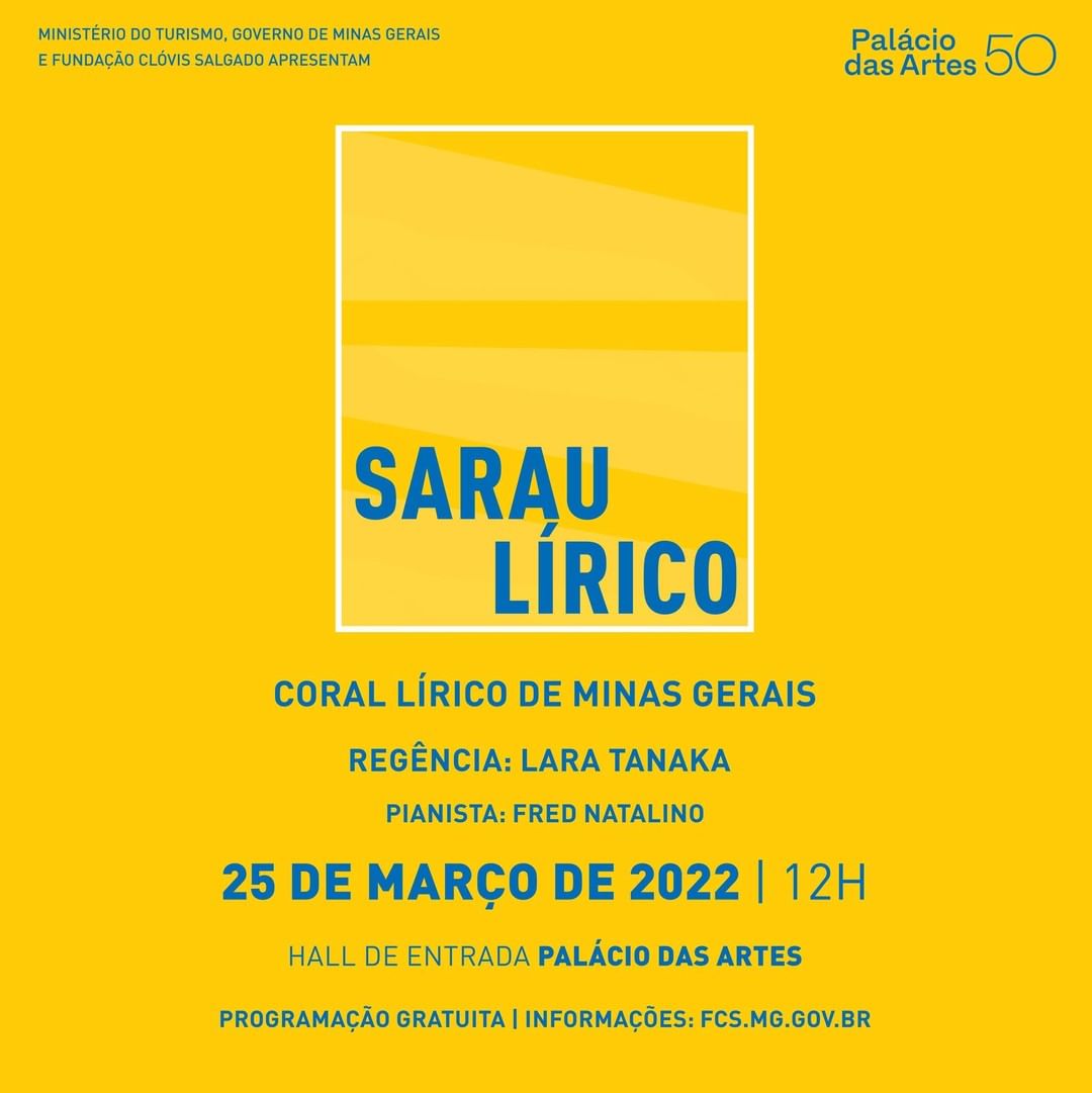 reprodução oficial Sarau Lírico - Coral Lírico de Minas Gerais