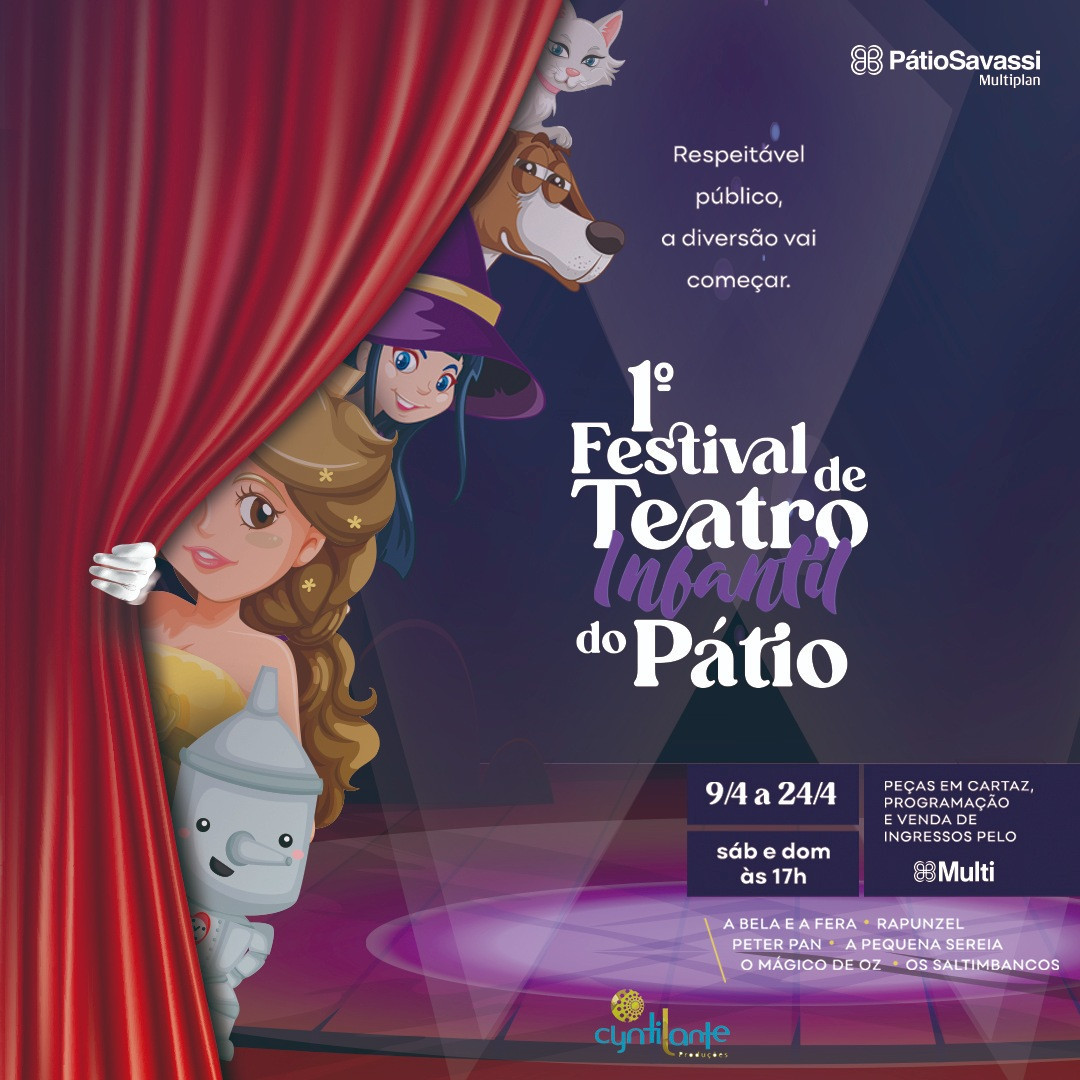 1º Festival de Teatro Infantil - Pátio Savassi