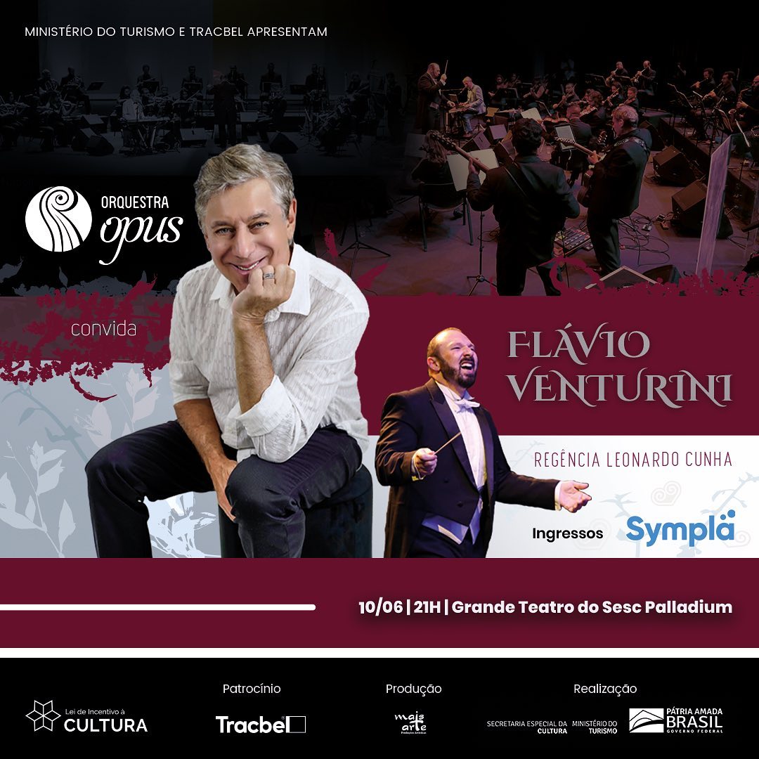 reprodução oficial Orquestra Opus convida Flávio Venturini