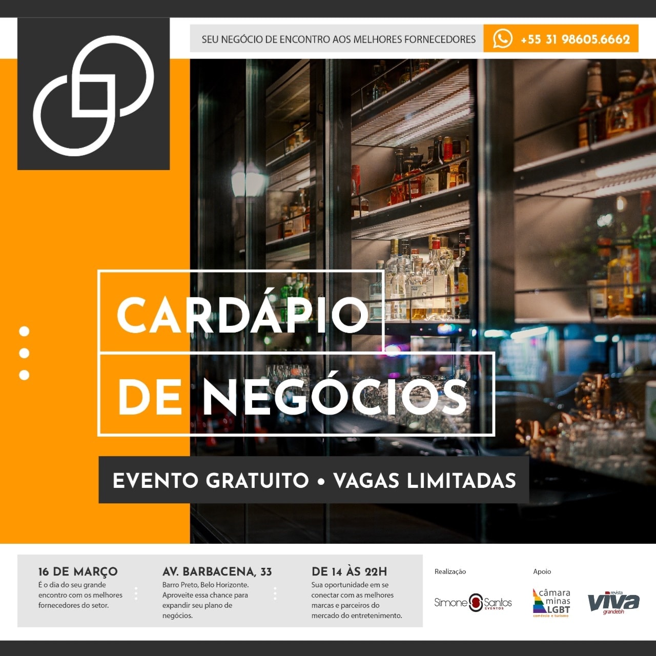 Reprodução oficial Cardápio de Negócios