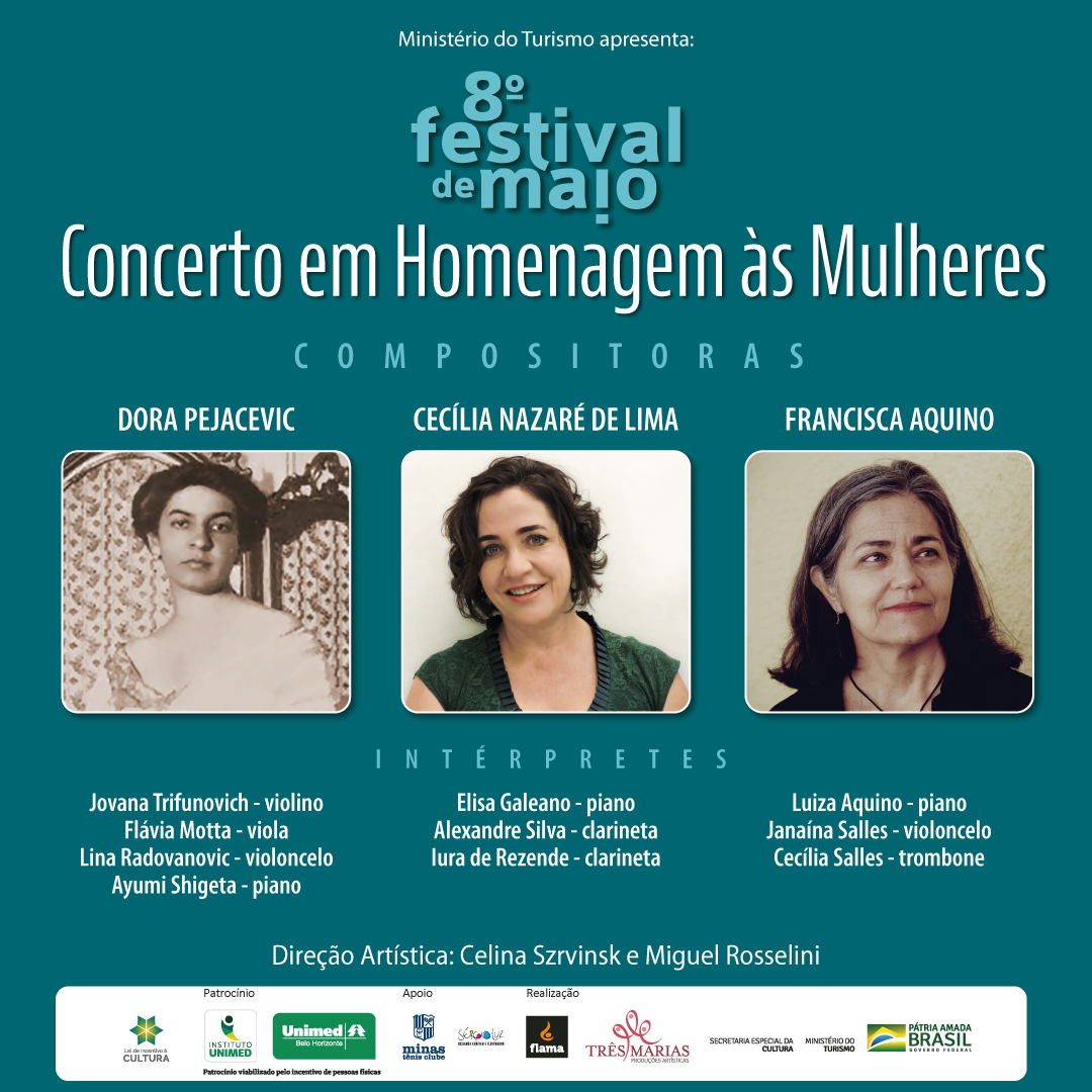 reprodução oficial Concerto em Homenagem às Mulheres - 8º Festival de Maio