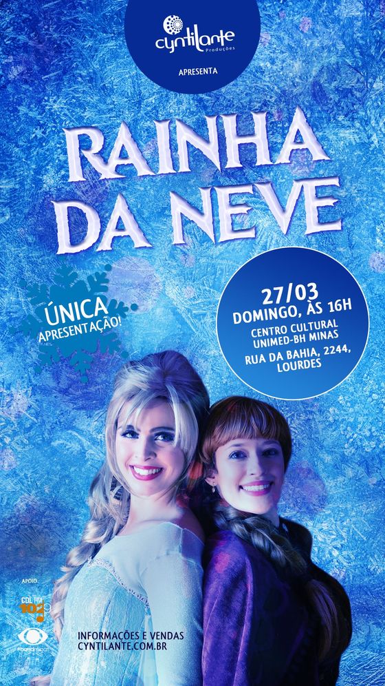 Pocket Show: Rainha da Neve - Centro Cultural Unimed BH/Minas