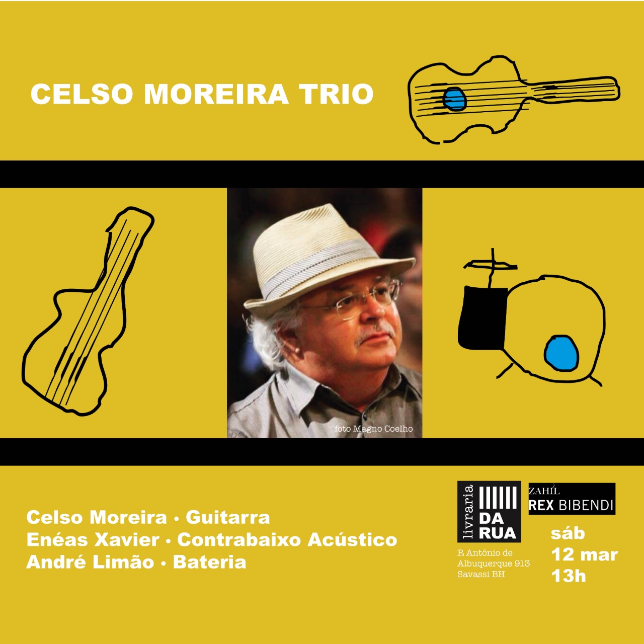 Show: Celso Moreira - Livraria da Rua