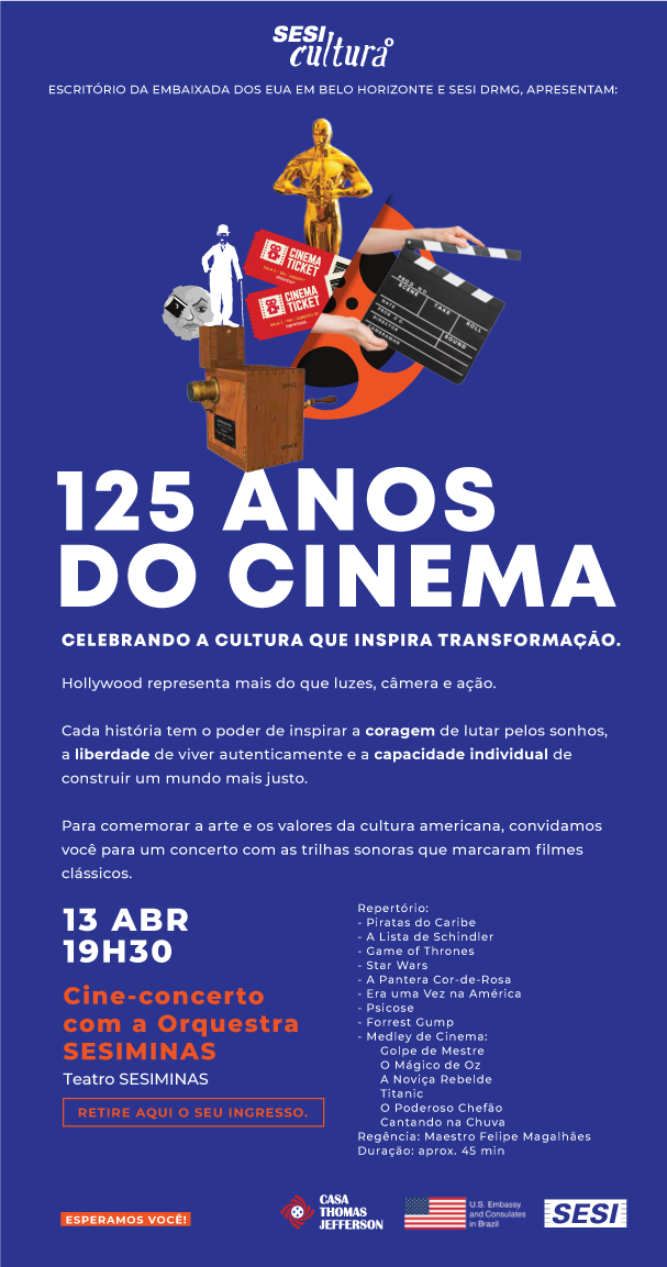 Cine Concerto 125 anos do cinema 