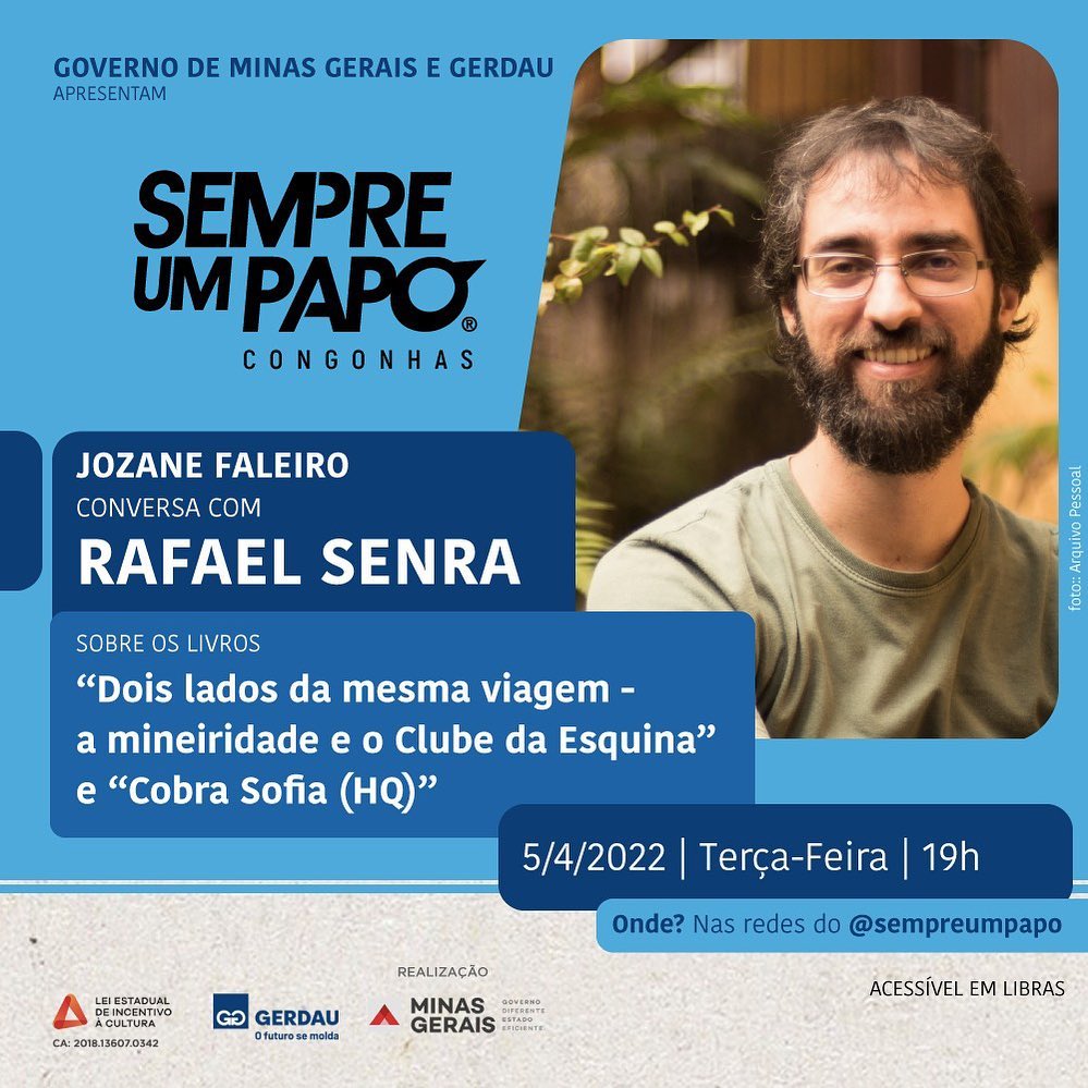 reprodução oficial Sempre Um Papo recebe Rafael Senra