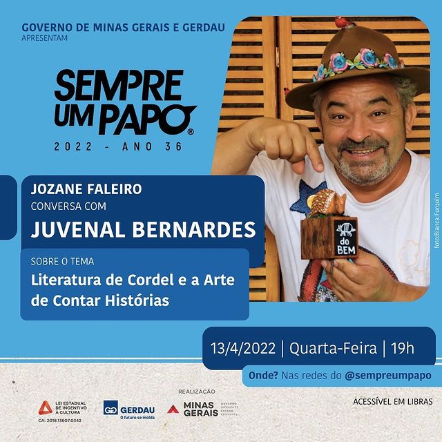 reprodução oficial Sempre Um Papo recebe Juvenal Bernardes