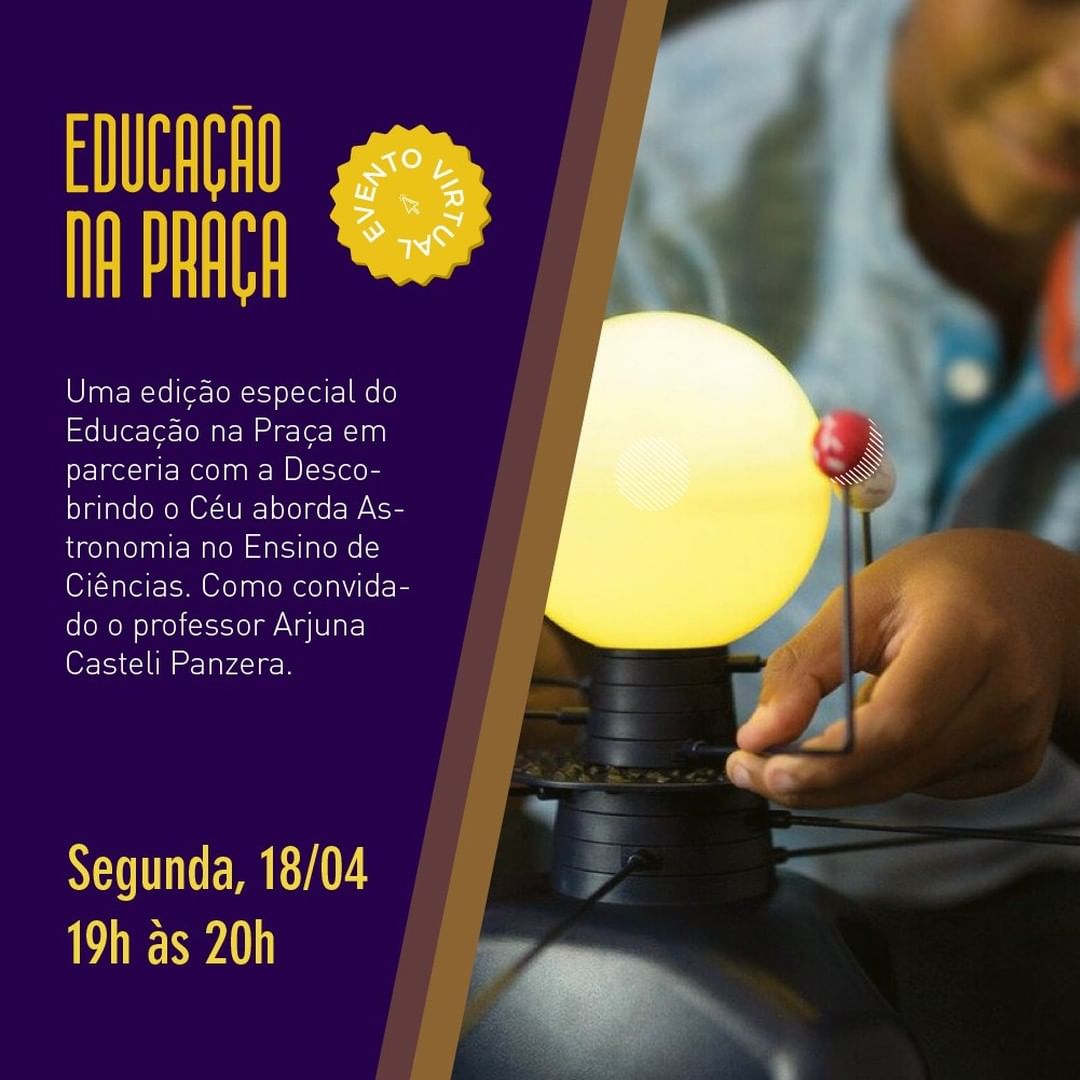 Live: Educação na Praça - Espaço do Conhecimento UFMG