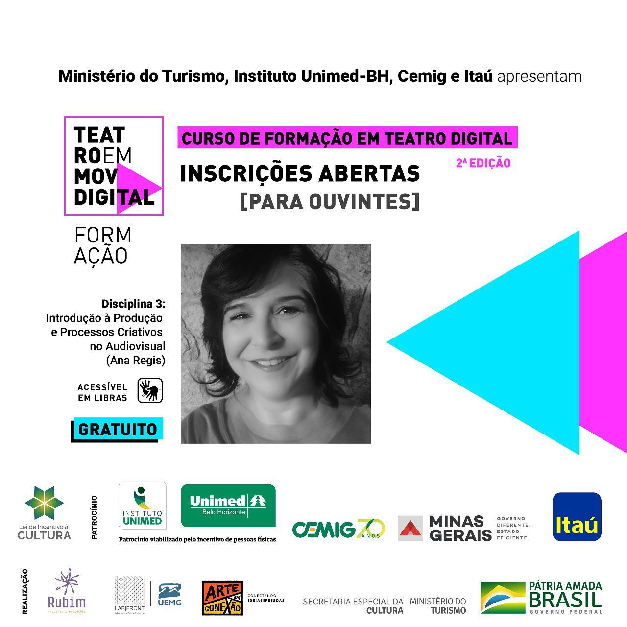 Curso: "Introdução à Produção e Processos Criativos no Audiovisual", com Ana Regis