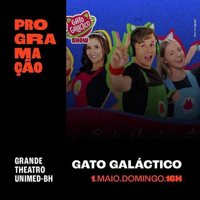Gato Galáctico Show - Auditório Araújo Vianna