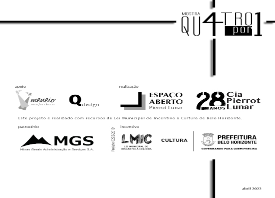 Mostra "4 POR 1" - Espaço aberto Pierrot Lunar