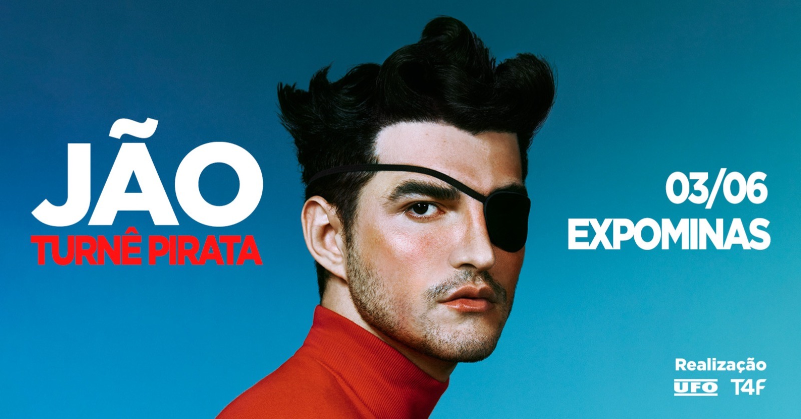 Show: Jão "Turnê Pirata" - Expominas