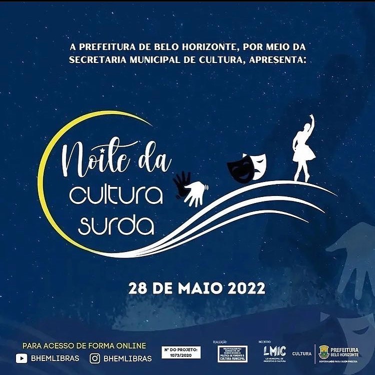 Evento Online: "Noite da Cultura Surda"