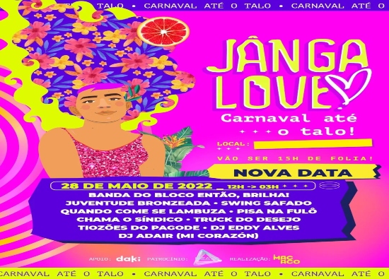 Reprodução Instagram JÂNGALOVE | Carnaval até o Talo!