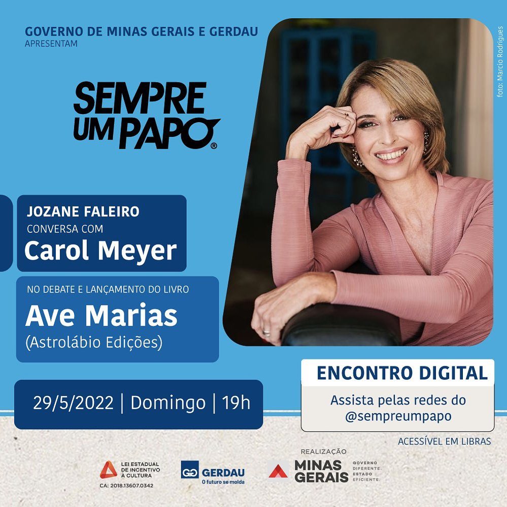 Reprodução Instagram Sempre Um Papo recebe Carol Meyer