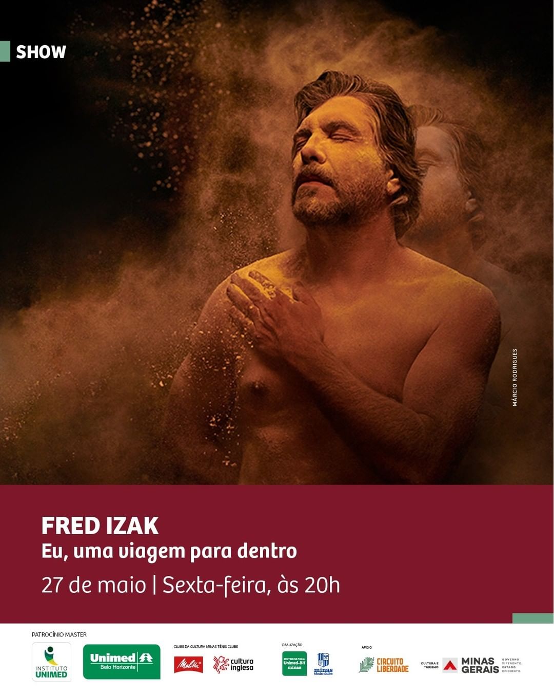 Show: “Eu – uma viagem para dentro”, de Fred Izak