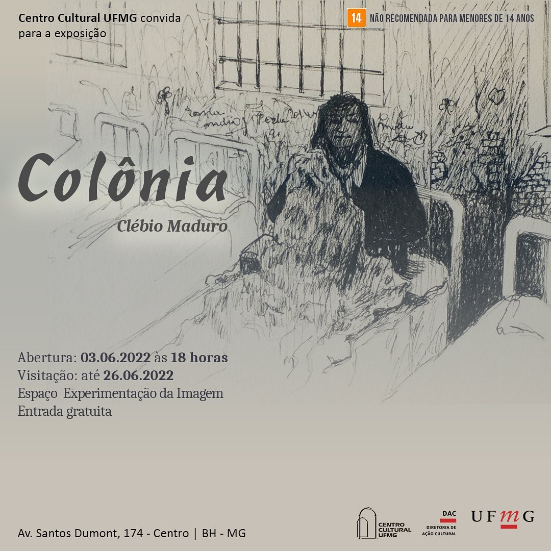 Exposição: “Colônia”, do professor Clébio Maduro - Centro Cultural UFMG