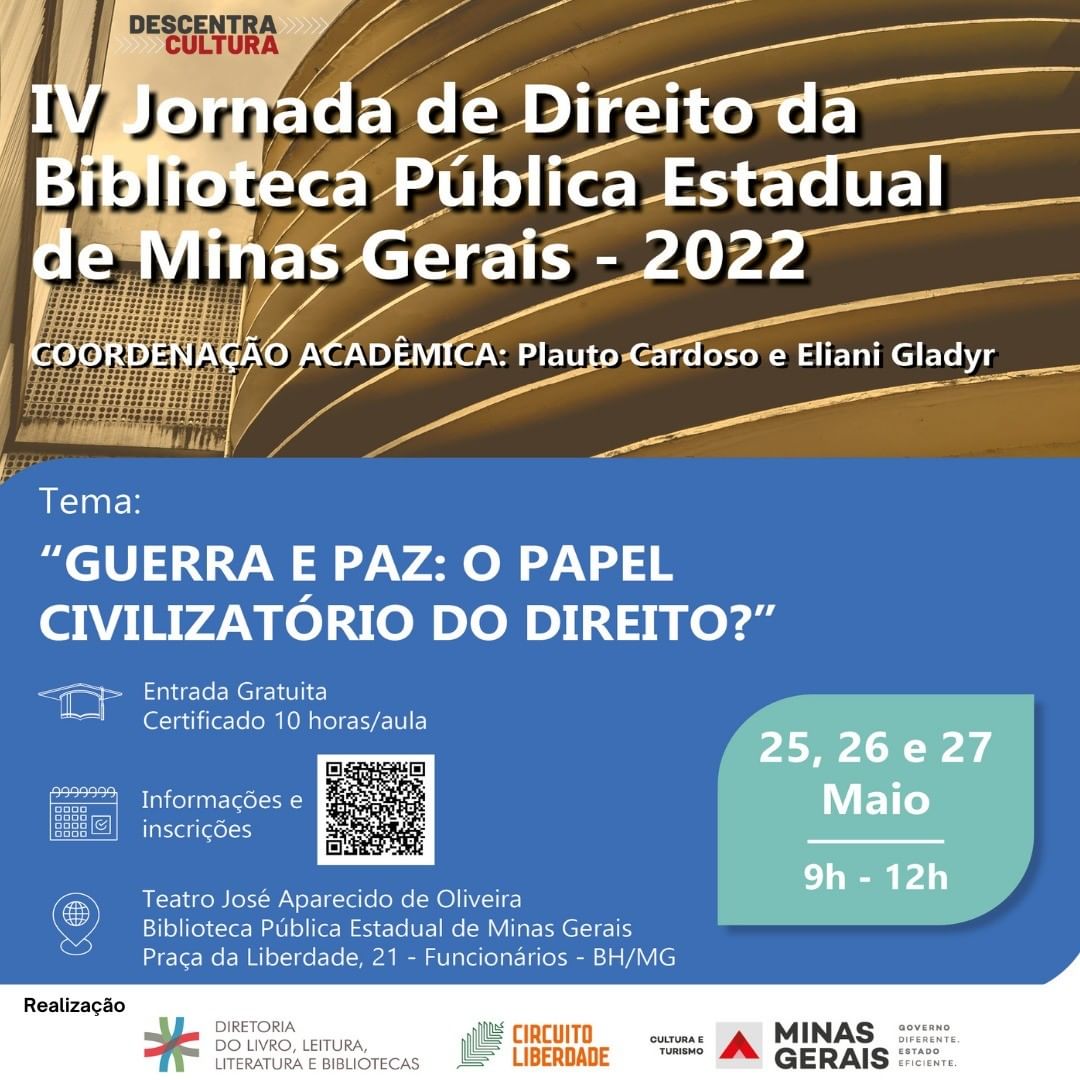 IV Jornada de Direito da Biblioteca Pública Estadual de Minas Gerais - 2022