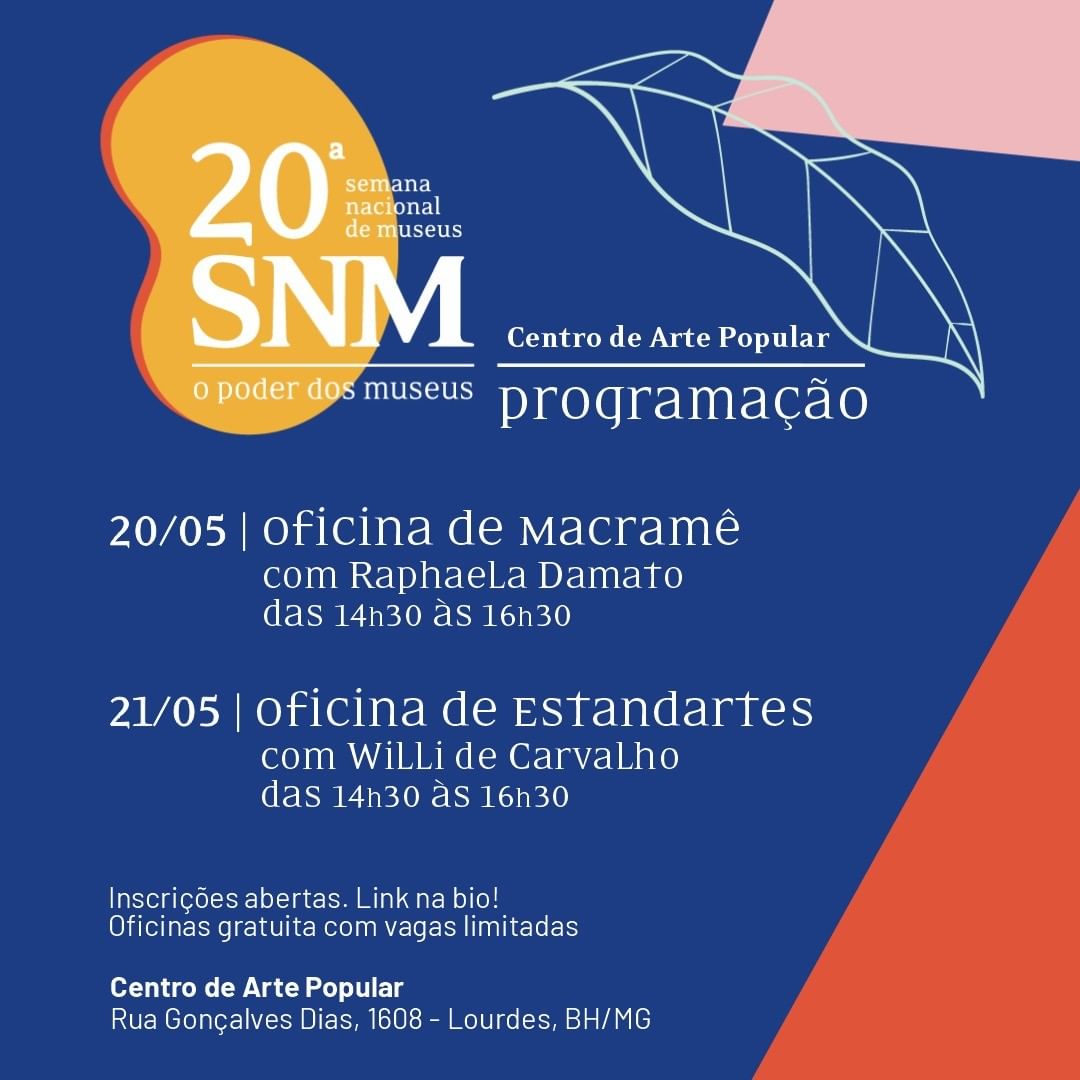 20ª Semana Nacional de Museus: Centro de Arte Popular