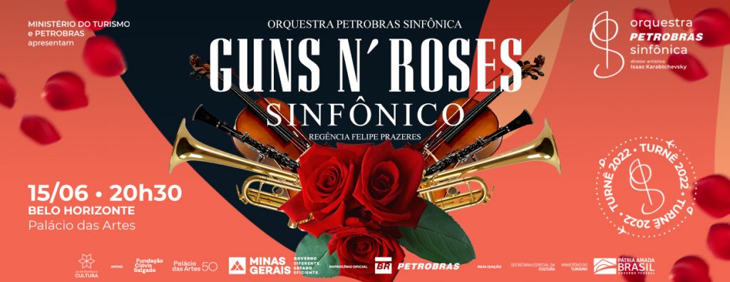 Concerto: "Guns N’ Roses Sinfônico" - Orquestra Petrobras Sinfônica 