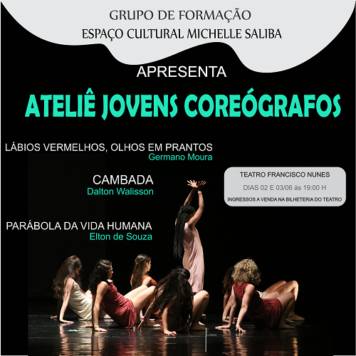 Foto: Arte de divulgação-Ateliê De Jovens Coreógrafos Ateliê De Jovens Coreógrafos