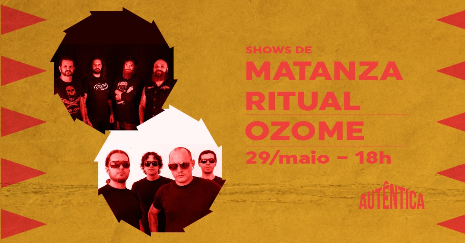 Shows: Matanza Ritual e Ozome