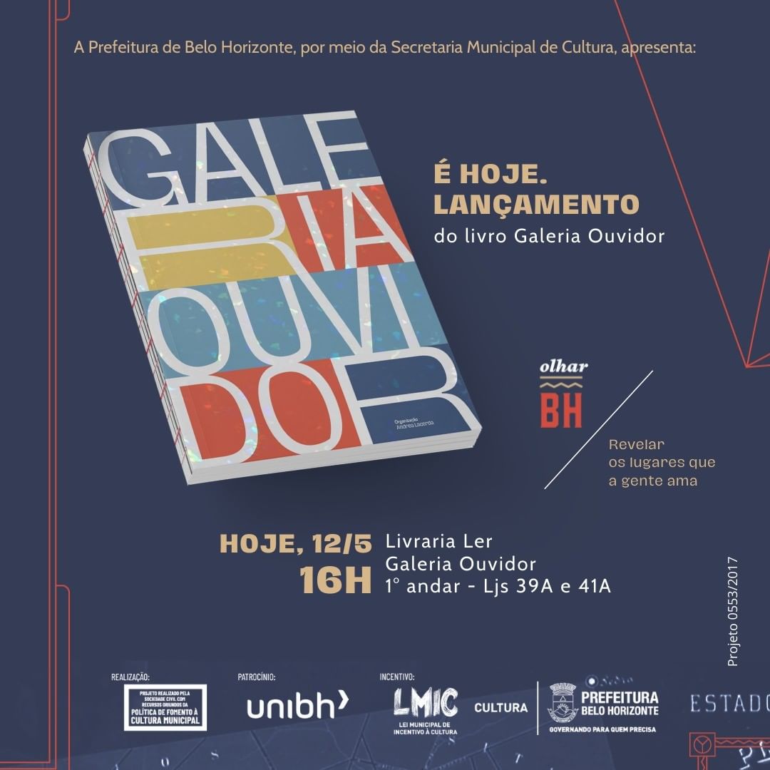 Divulgação/Oficial Lançamento: Livro "Galeria do Ouvidor"