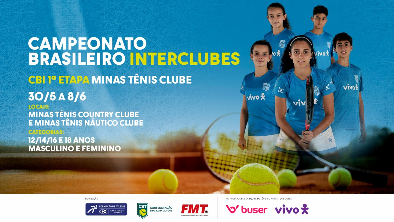 Reprodução oficial Campeonato Brasileiro Interclubes de Tênis