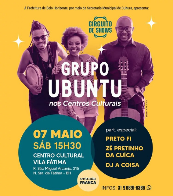 Show Homenagem a Sonoridade Afro-Brasileira