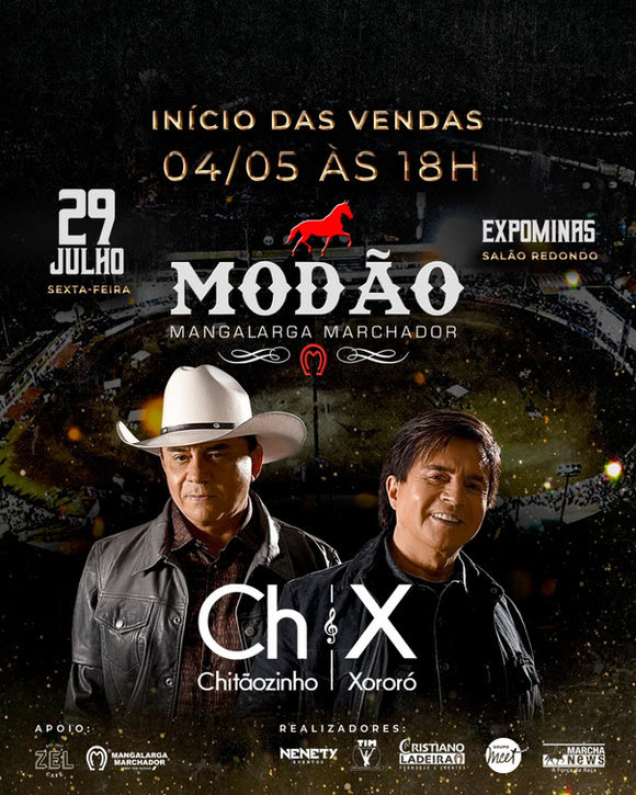 Show: Chitãozinho & Xororó - Expominas