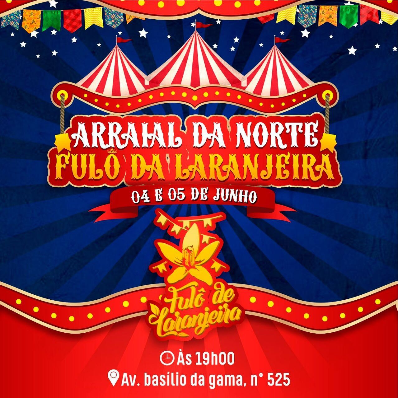 Arraial da Norte "Festival de Quadrilhas juninas"