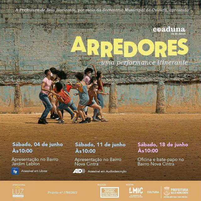 Espetáculo: “Arredores”, da Coaduna Cia de Dança