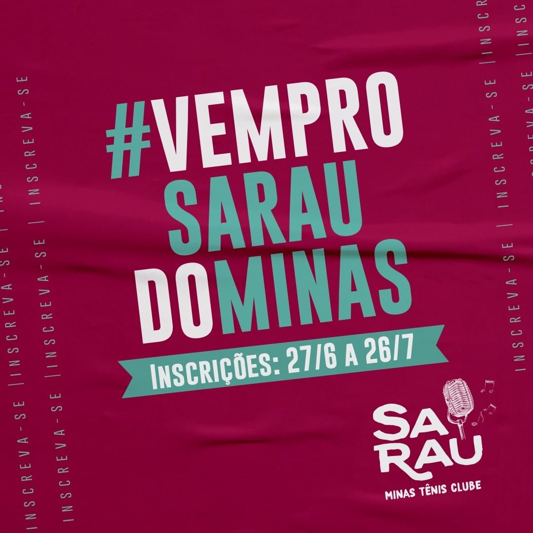 6ª Edição do Sarau Minas Tênis Clube