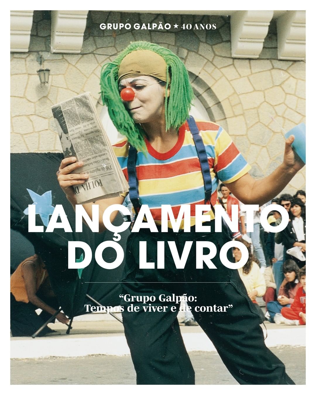 Reprodução Instagram Lançamento do Livro: “Grupo Galpão: tempos de viver e de contar”