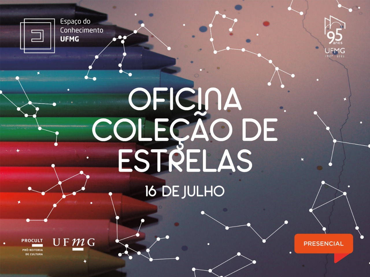 Oficina Coleção de Estrelas - Espaço do Conhecimento UFMG