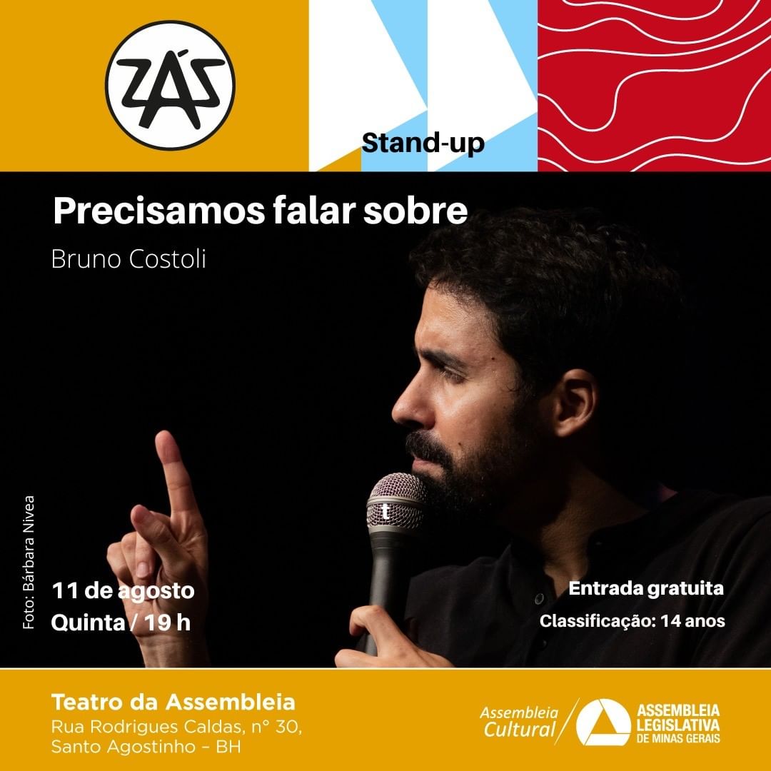 Stand-Up: "Precisamos falar sobre" com Bruno Costoli | Teatro da Assembleia