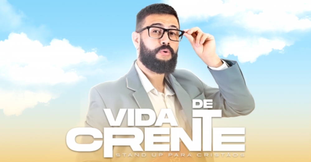 VIDA DE CRENTE em BELO HORIZONTE - Stand Up Comedy - sympla Stand-up: "Vida de Crente" - Douglas di Lima | Colégio Nossa Senhora das Dores