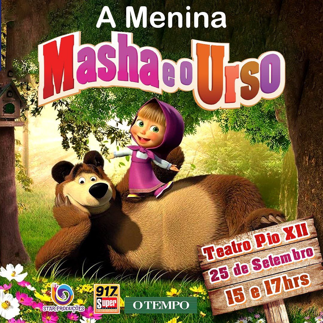 Espetáculo infantil: "Masha e o Urso" | Teatro Pio XII