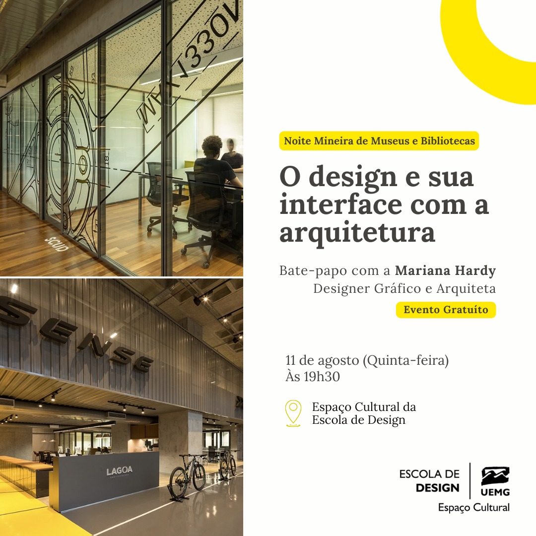 Bate papo: "O design e sua interface com a arquitetura com Mariana Hardy"
