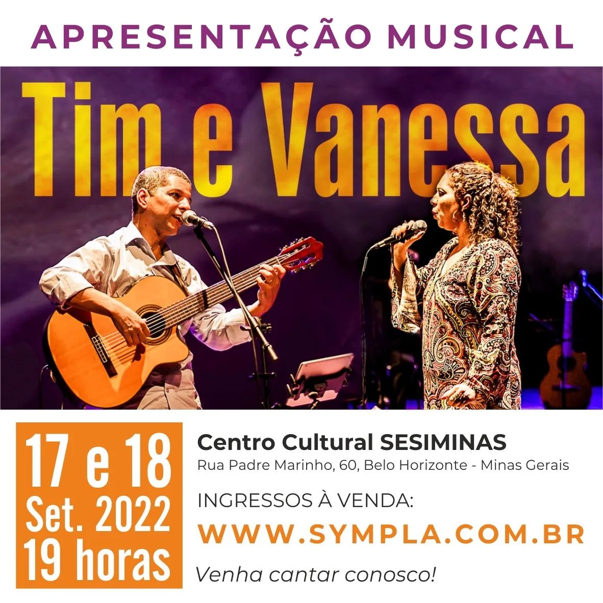 Tim e Vanessa | Centro Cultural SESIMINAS